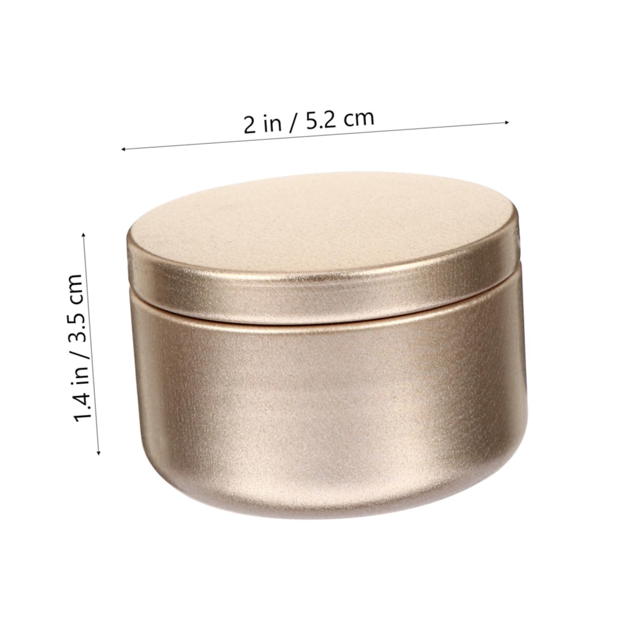 ERINGOGO 24 Pcs Small Candle Tins Lids Aluminum Candle Containers for DIY Long-Lasting Storage for Jewelry Cosmetics Crafts