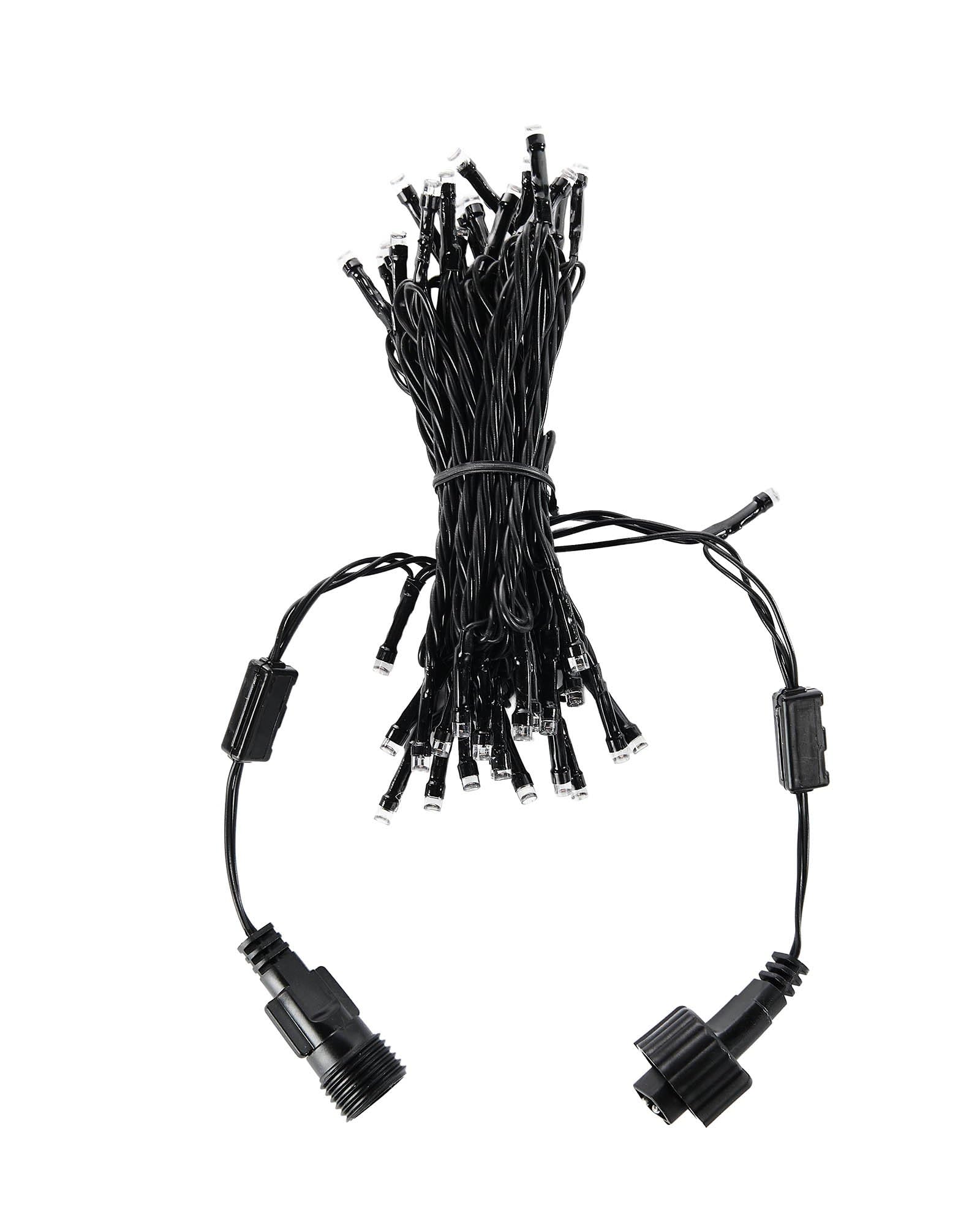 WeRChristmas LED Berry Lights, Black Cable