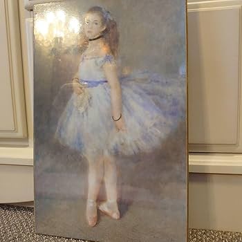 Amazon.co.jp: ルノワール バレリーナ（踊り子）絵画 名画 木製