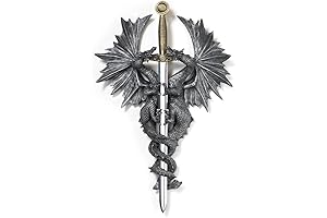 Dragon Dagger Wall Plaque: Unveil a Majestic Symbol of Strength and Courage