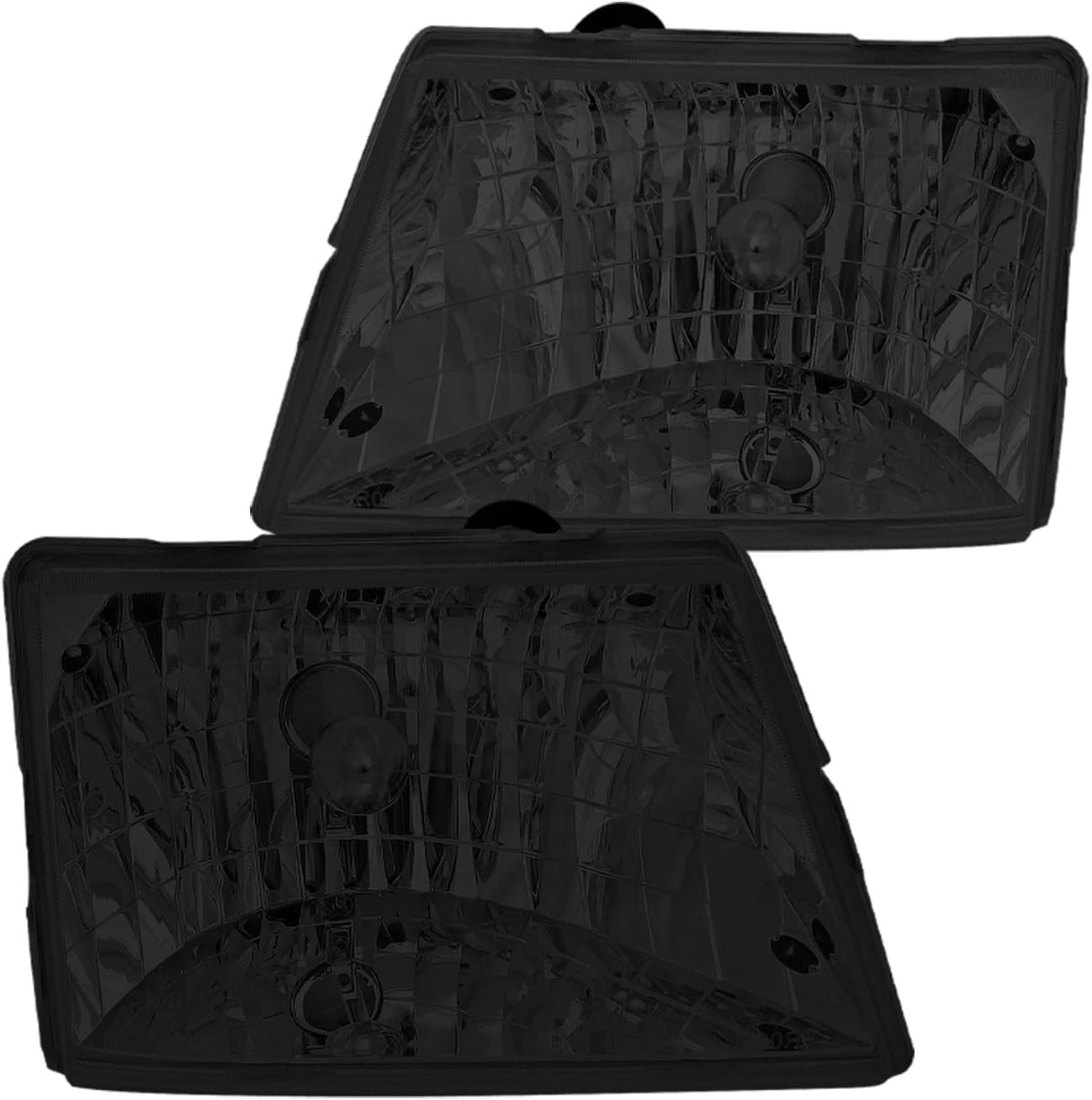 Spec-D Tuning LH-RAN98G-ABM Euro Smoke Ford Ranger Diamond Headlights Lh+Rh