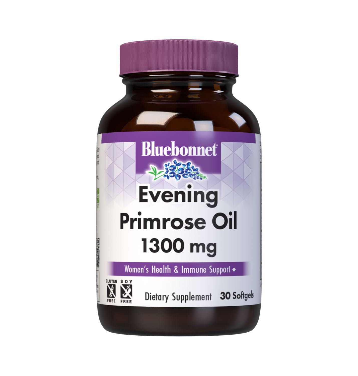Bluebonnet Evening Primrose Oil Softgels, 1300 mg, 30 Count 30 Count (Pack of 1)