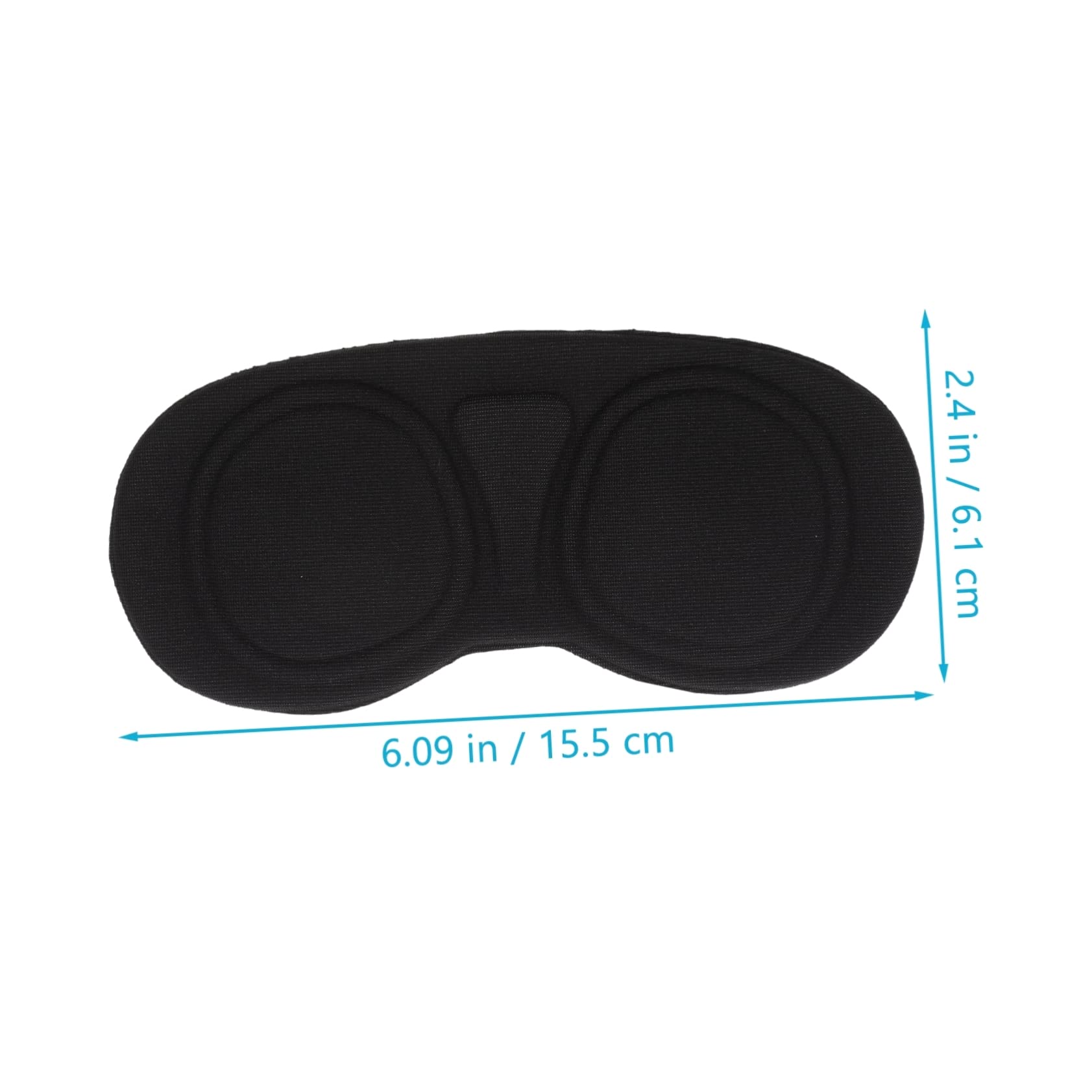Veemoon 1pc Vr Lens Protection Cover Vr Lens Cover Rift s Vr Lens Lens Virtual Reality Cover Vr Lens Cover Black Vr Lens Cap for Glasses for Rift s Lens Glasses Cover Sponge Accessories