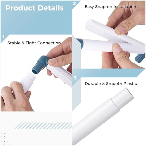 Miniatura 9 de 5 aros cuadrados para bordar, aros de punto de cruz de plástico, marcos de bordado cuadrados de fijación de tornillo, herramientas de costura para