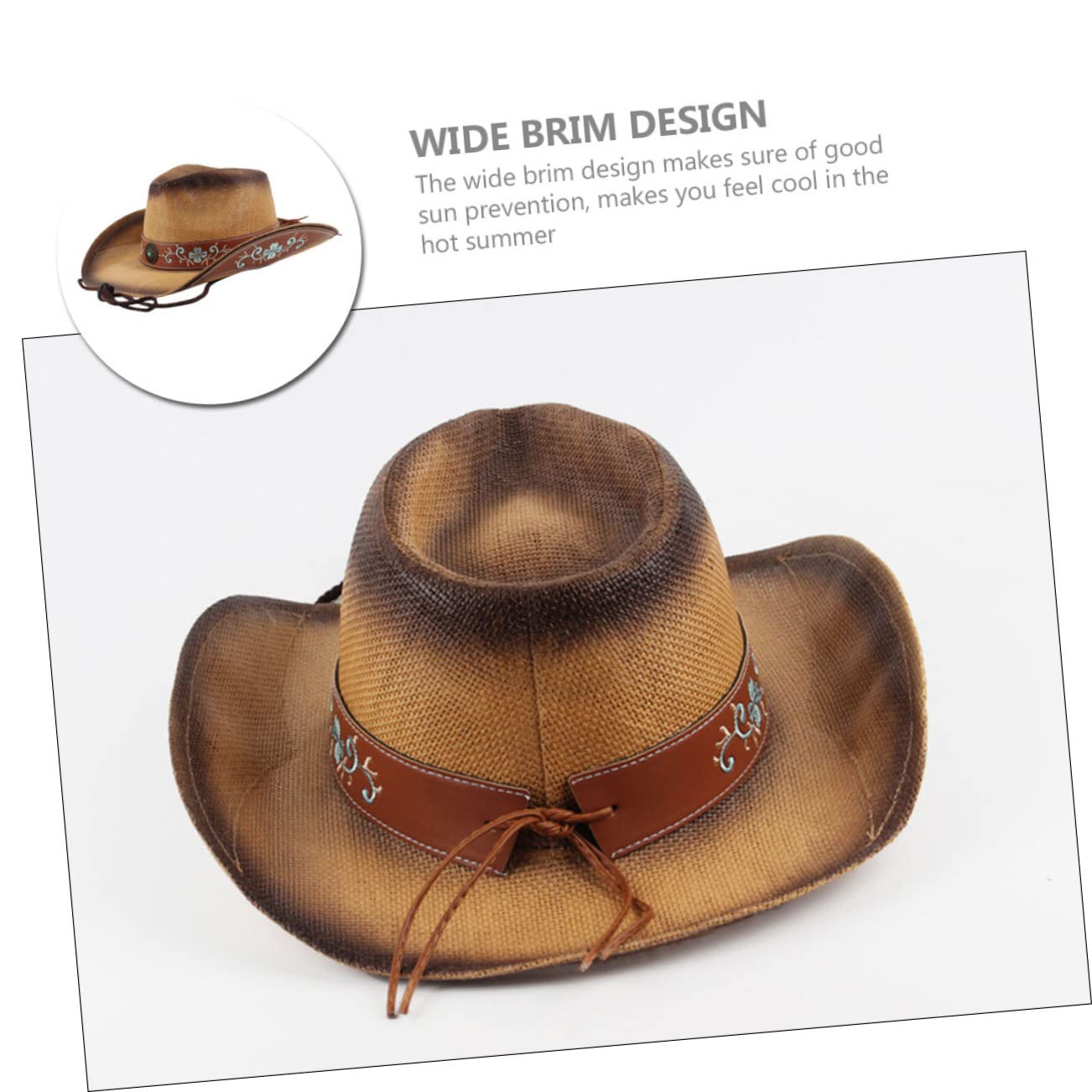 Sombrero de Sol de ala Ancha para Mujer, Verano, Plegable
