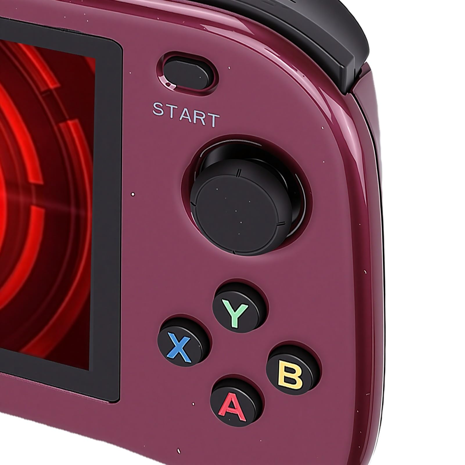 Naroote Handheld-Spiel, Konsole Dual Core 1,2 G 2 GB DDR3, 4,5 Zoll 854 X 480 Bildschirm, 3000 MAh Retro-Gaming-Gerät, Tragbarer Player, Verlängerte Spielzeit für Pendelreisen