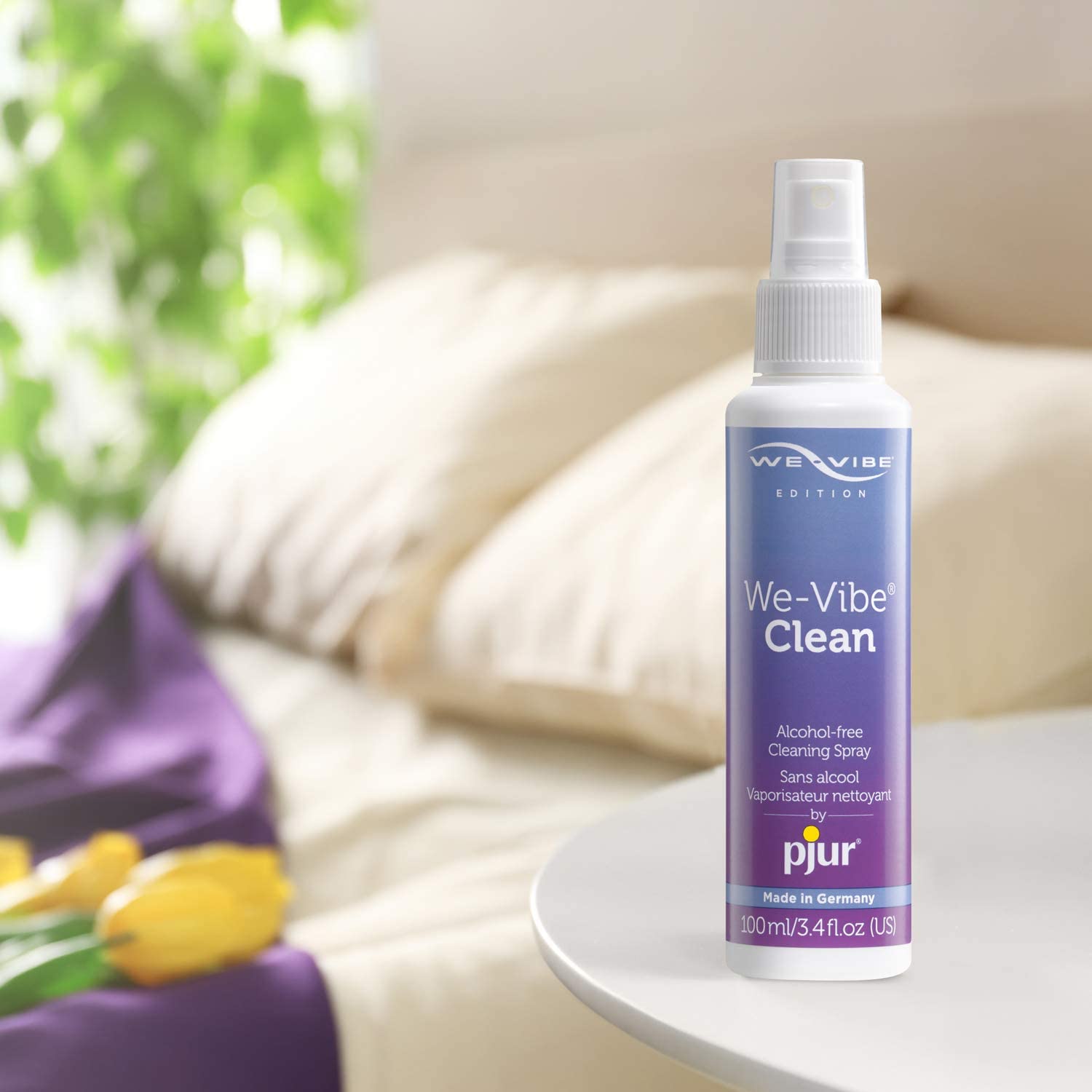 pjur We-Vibe Clean Spray di pulizia apposito per toy We-Vibe - per la pulizia igienica senza alcol né profumo - conf. da 1 (1 x 100 ml)
