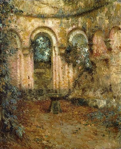 Impression d'affiche Le Parc du Château Henri Le Sidaner toile 60x90