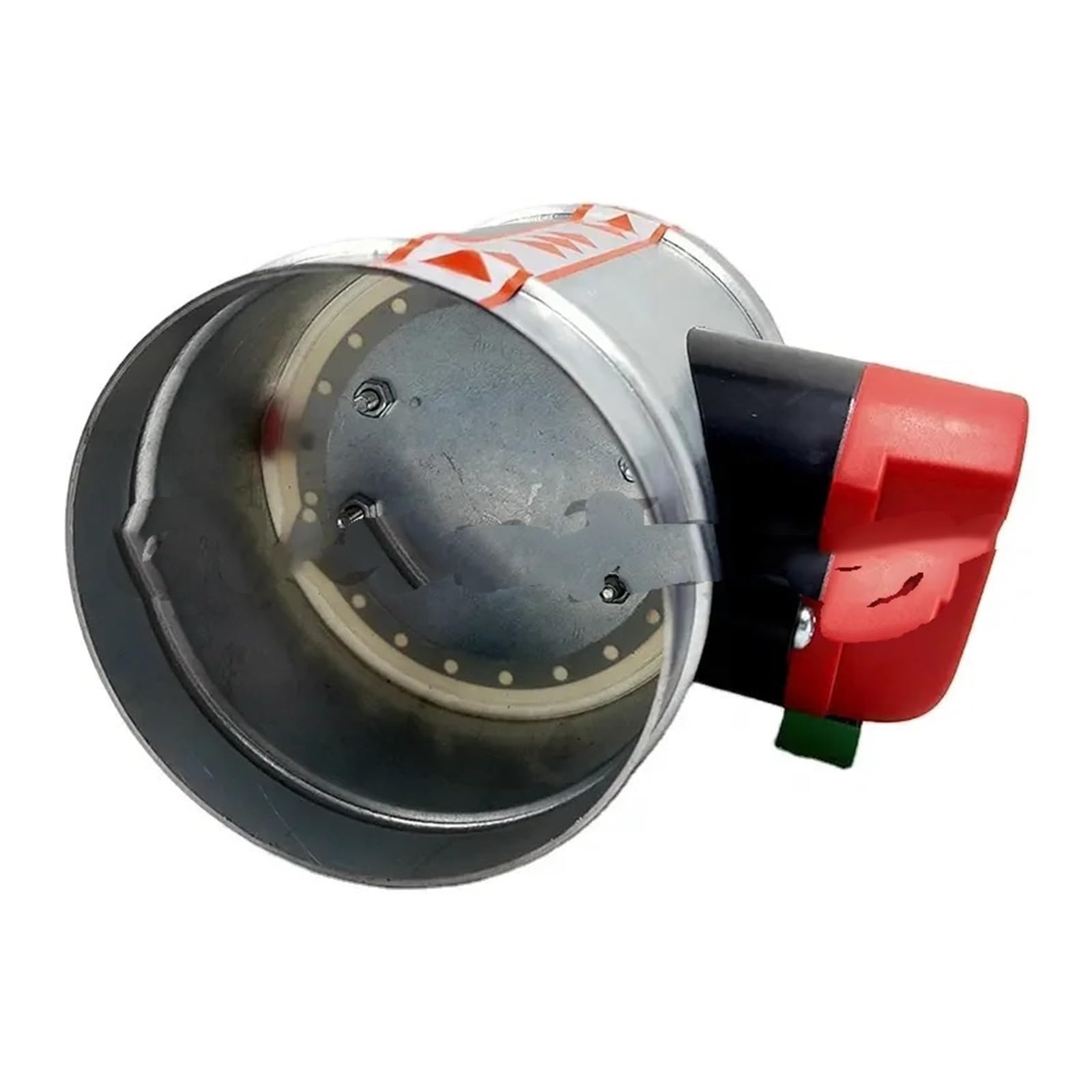 accionamiento de válvula de viento, Actuador de compuerta eléctrica de acero inoxidable, regulador de ventilación de 51-200mm AC220V DC24V DC12V(125mm,AC220V)