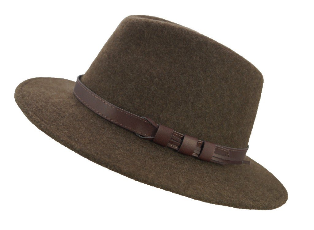Faustmann Sombrero de fieltro para exteriores, color marrón