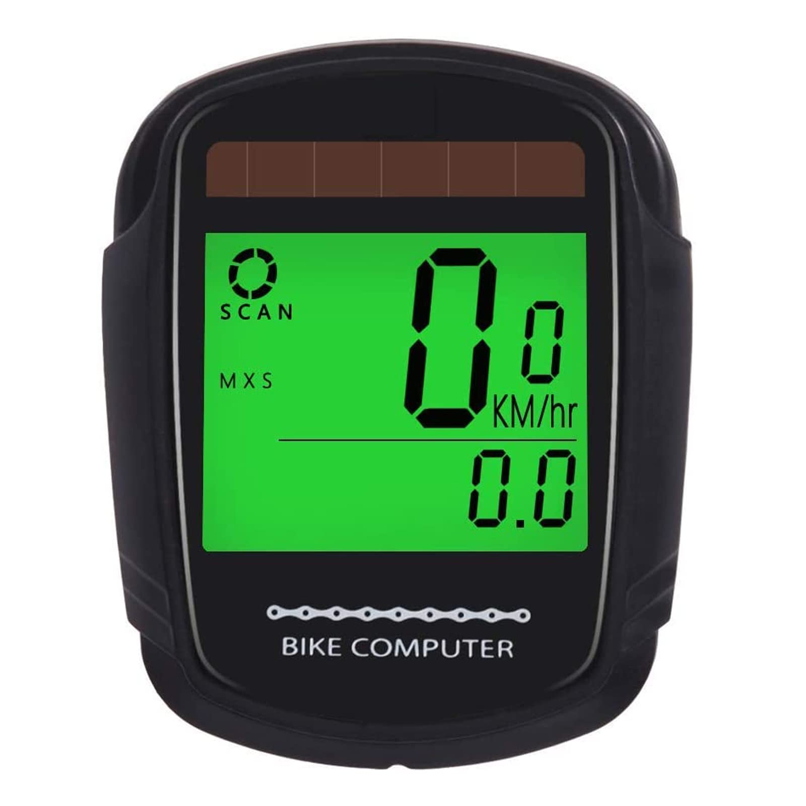 AnzAga Ciclocomputer, tachimetro e contachilometri Wireless per Bicicletta, retroilluminazione Impermeabile