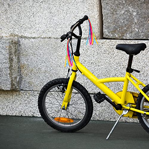 Arbootjin Kids Bike Streamers Scooter Bicycle Handlebar Streamers Colorful Bicycle Tassel Ribbon Bike Accessories Bike Decoration For Boys Girls (1 Pair) #TOP6