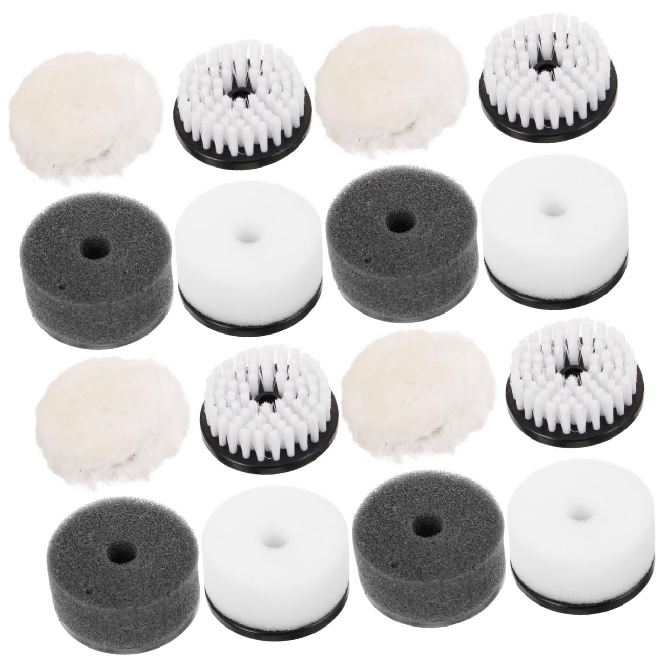 Healvian 4 Ensembles Accessoires Applicateur Cirage pour Chaussures Entretien du pour Chaussures Polissage Cireuses Brosse De Nettoyage pour Semelles De 4 pièces * 4