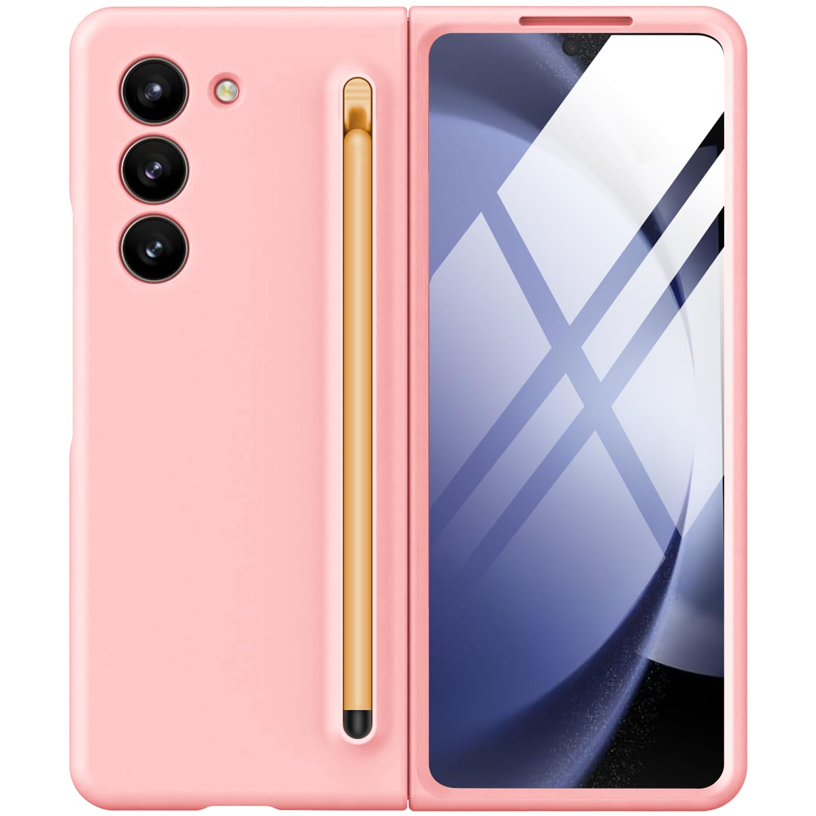 Giyer for Samsung Galaxy Z Fold 5 Case with S Pen and Built-in Screen Protector, Compatible with MagSafe Wireless Charging Full-Body Shockproof