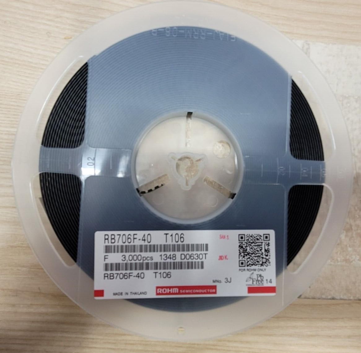 (3000 PCS) RB706F-40T106 ROHM DIODE ARR Schott 40V 30MA UMD3