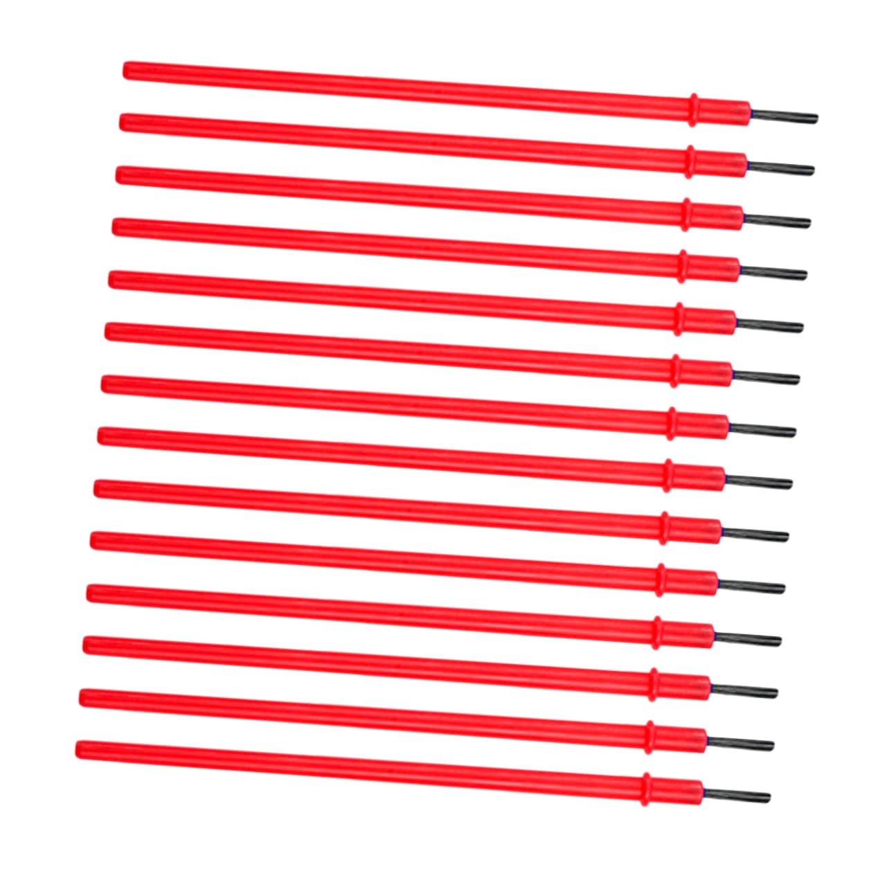OSALADI 5 Sätze Kinderbürsten Pinsel Kunst Wohnung Zeichnung Miniatur Aquarellbürste Malutensilien Kleine Bürste Kleine Bastelfarben Nylon Rot 100 Stück * 5
