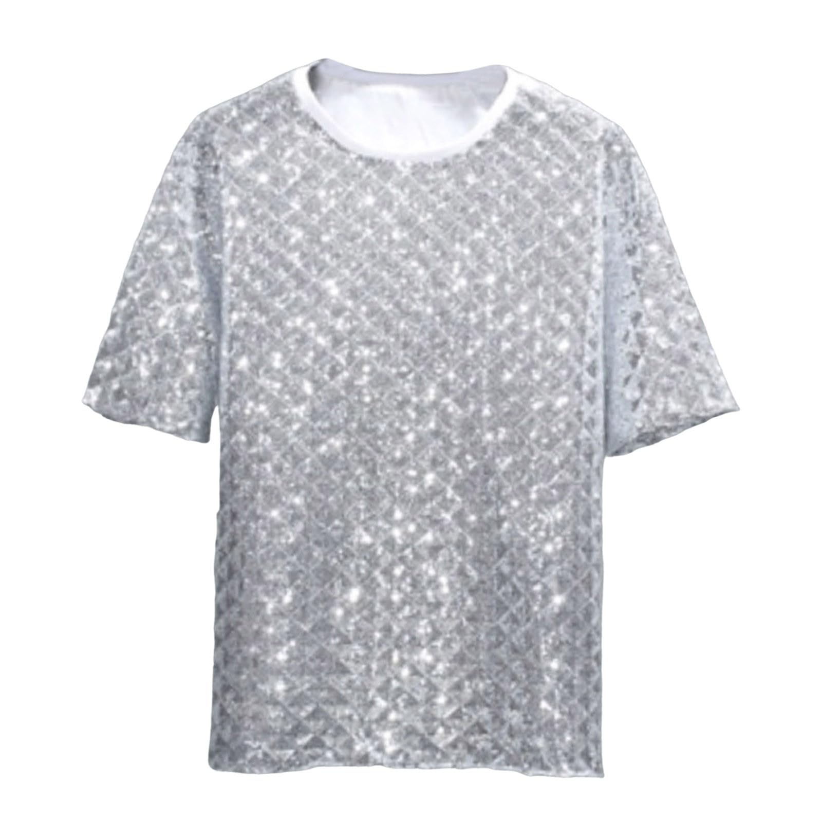 Generico T Shirt Uomo Cotone Biologico Slim Fit Magliette da Palestra Elastico Undershirts Seamless Regular Traspirante Maglietta esibizione sul con Scollo Rotondo per spettacoli e Costumi Festivi