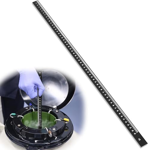 Kingdder Liquid Nitrogen Measuring Stick Ruler Reads 1-56cm Precise Cryogenic Depth Gauge for Dewars, Containers, and Storage Tanks