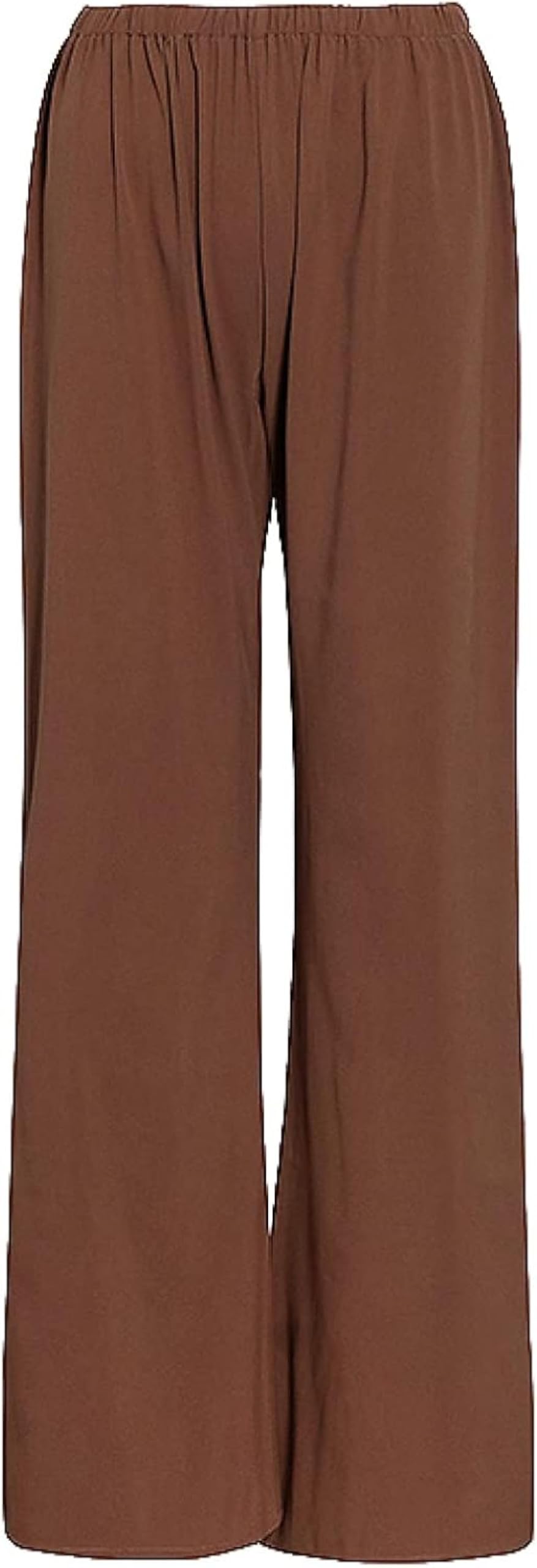 Black Minimalist Casual Womens High Waisted Loose Straight Wide Leg Pants