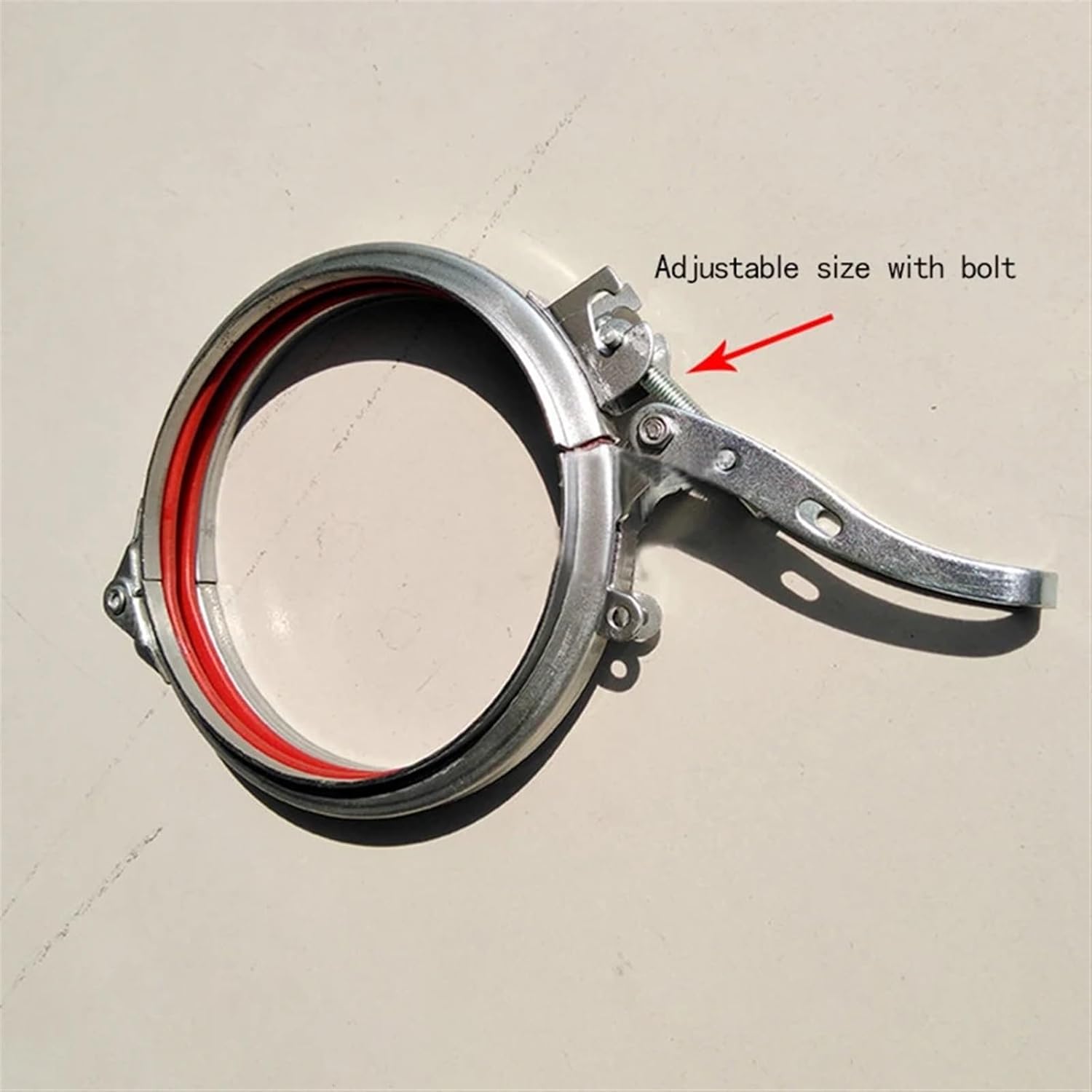 Adjustable Pipe clamp Hose clamp Quick Release Pipe clamp Round Duct clamp Quick Pipe clamp Stainless Steel/Galvanized 80-300mm(Stainless Steel 200m)