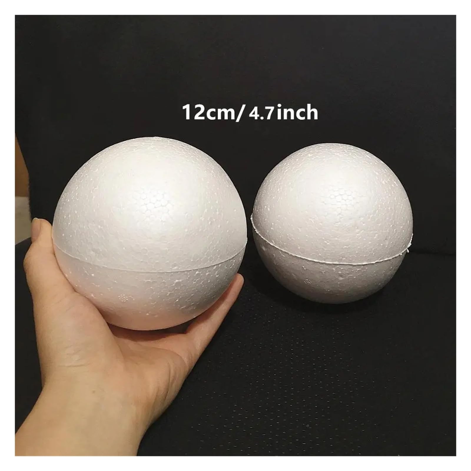 200Pezzi Palline di Schiuma di Paillettes Natalizie 1,2 cm 1,7