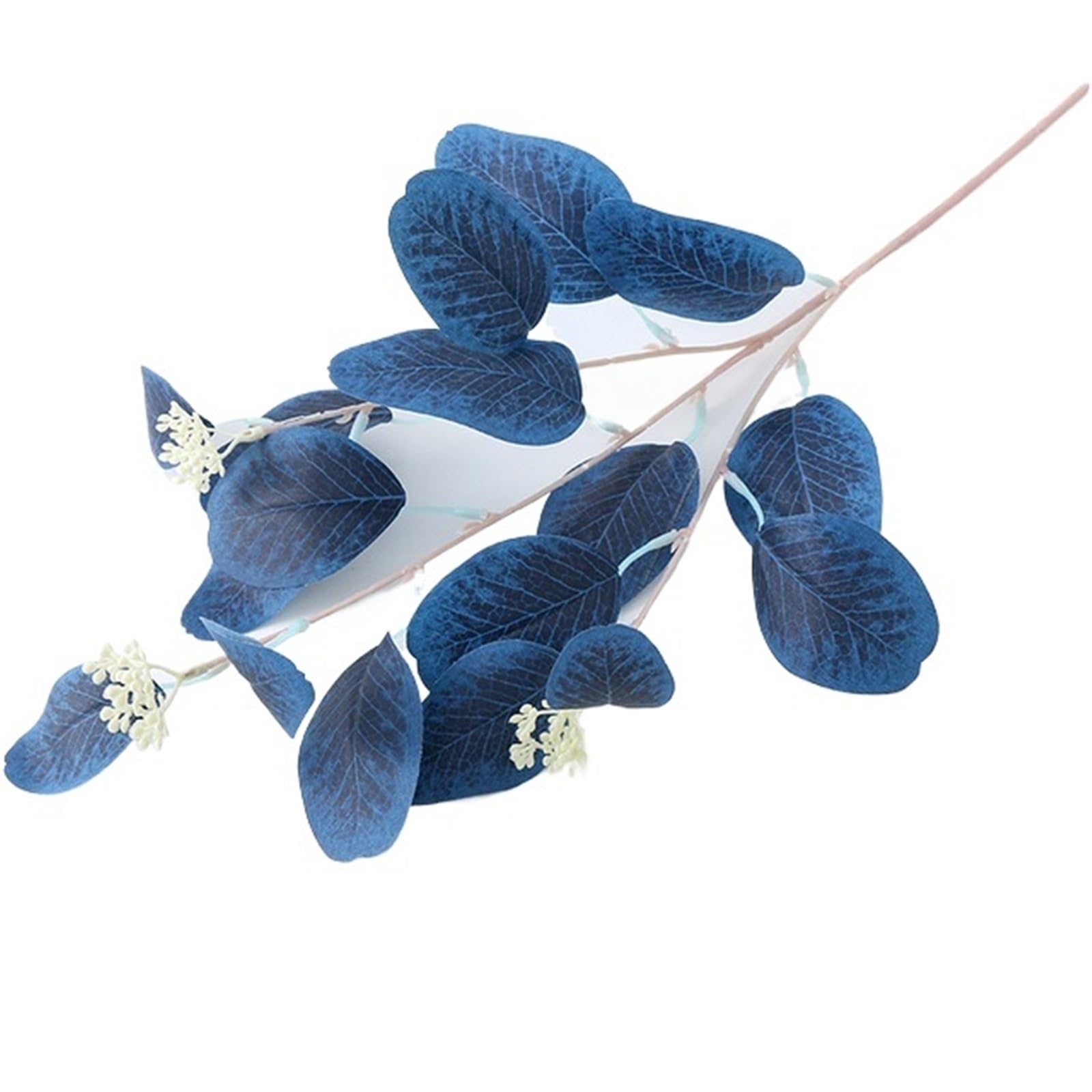 LuoAXINN Artificial Flower Branches 5 Pcs Artificial Flowers Leaves Silk Fake Plants Indoor Living Room Arrangement DIY Home Wedding Decoration(Color6)
