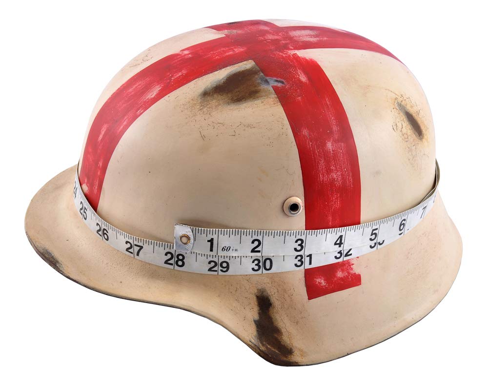 WWII German M35 Medic Winter Cammo Helmet