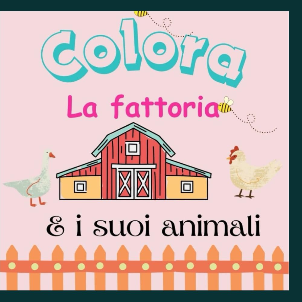 Colora la fattoria e i suoi animali