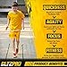 Bltzpro Football & Soccer Training Equipment - 12 Cones & 20 ft Agility Ladder speed Practice kit for Kids and coaches - Conditioning & footwork workout gear -With 2 Bags & Agility Drills eBook-YELLOW