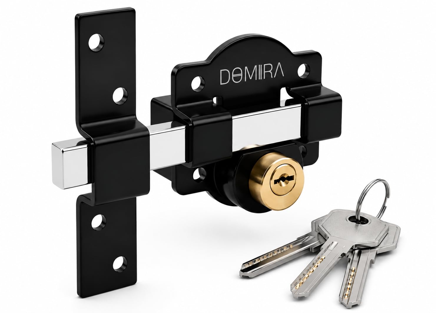 Both Side Door Lock 50mm Long Throw Gate Lock – Heavy Duty Rim for Wooden Garden Gates, Sheds & Doors – Double-Sided Key Lockable – Stainless Steel Housing – 5 Keys – Anti-Theft Security-image-31