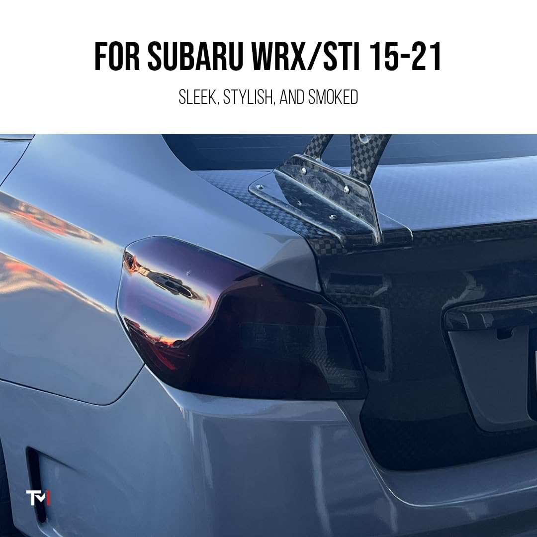 Smoked Acrylic Taillight Lamp Covers for Subaru set 2 