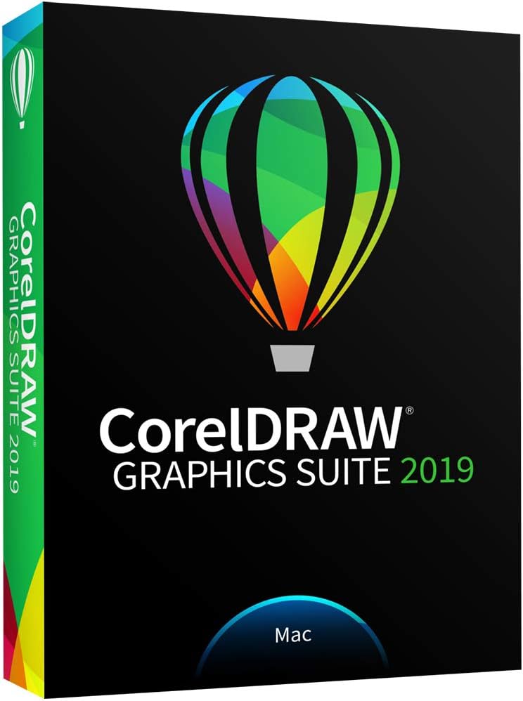 CorelDRAW Graphics Suite 2019 Education with Particleshop Brush Pack for Mac -- Amazon Exclusive [Old Version]