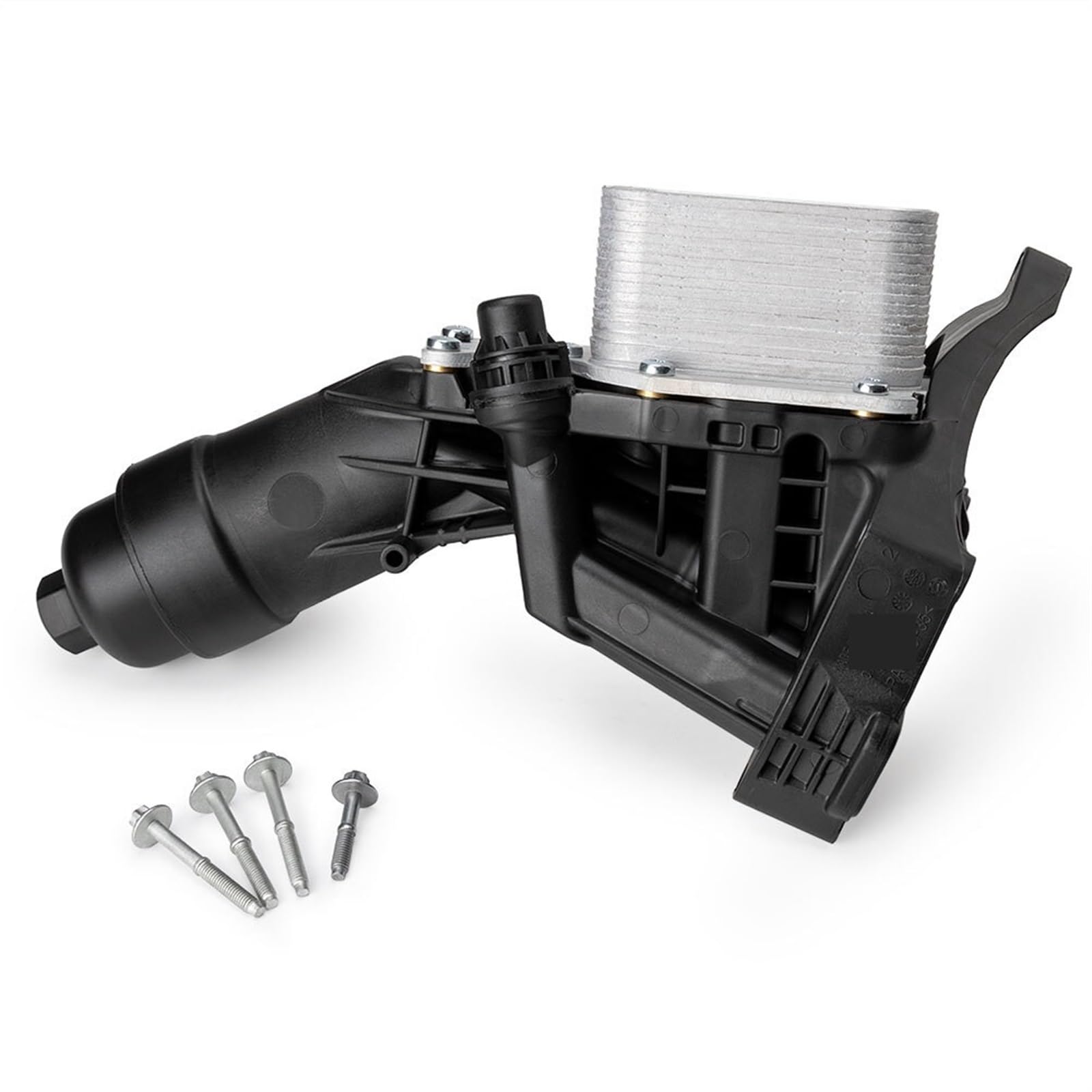 SaDity 11428596283 carcasa del filtro de aceite carcasa del enfriador del filtro de aceite Compatible con BMW F20 F22 F30 G30 G32 piezas del motor 11428593771 11428586673