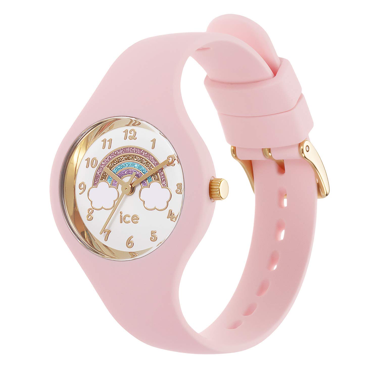 Ice-Watch - ICE fantasia Rainbow pink - Montre rose pour fille avec bracelet en silicone - 018424 (Extra small)