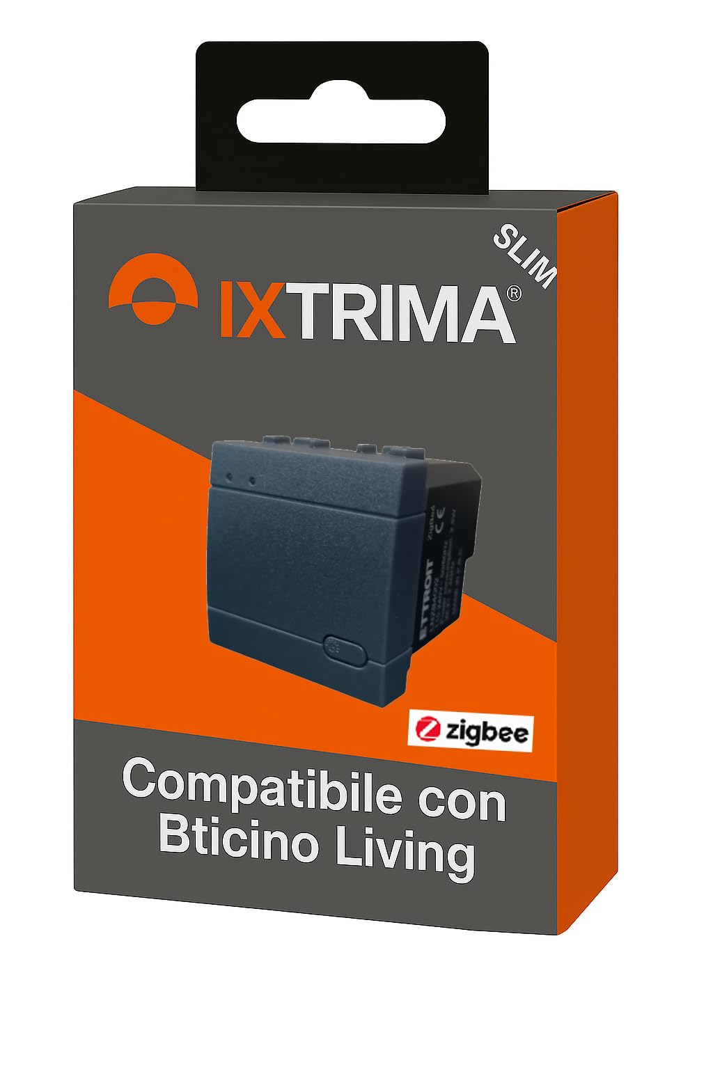 Gateway zigbee smart Wifi frutto modulo ad incasso compatibile con supporti Bticino Living Nero