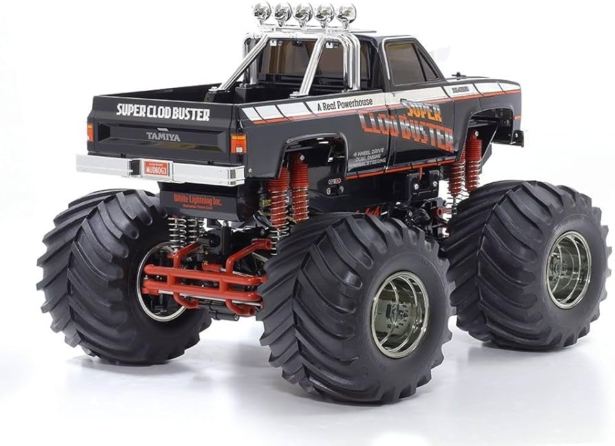 Tamiya 1:10 RC Super Clod Buster Black Edition : Amazon.es