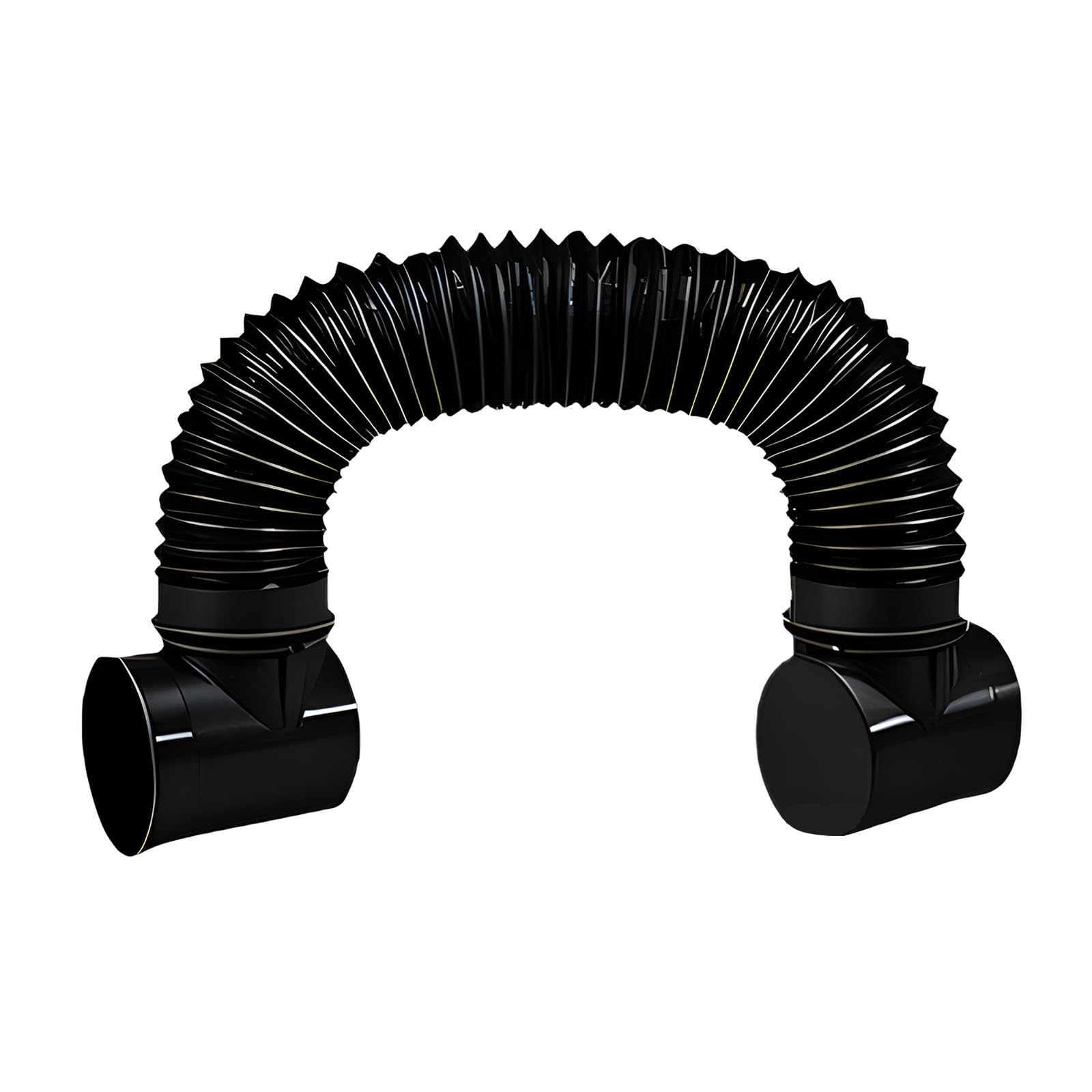 OSNIYAW Duty 4 Inch Dryer Vent Hose 90 Degree Elbow Reinforced Wire Secure Seal Dryer Exhaust Installation