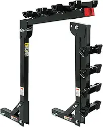 MaxxHaul (70210) Suporte de engate Deluxe de 4 bicicletas, preto