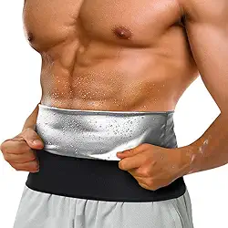 Modelador de cintura para homens – faixa masculina modelador de suor faixa inferior gordura da barriga sauna cinto emagrecedor terno treino