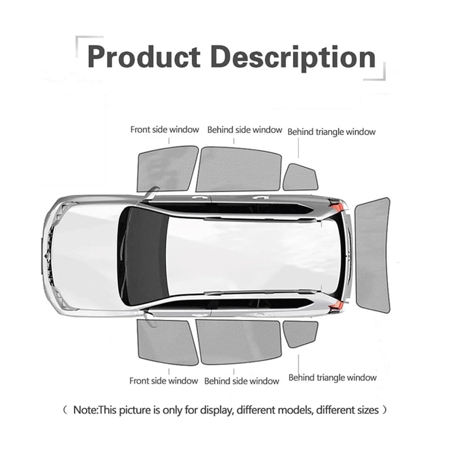 Auto-Seitenfenster-Sonnenschutz FüR Skoda Octavia 4 IV Combi AB Bj. 2020-2023, Vorne Hinten Sonnenblende Uv Schutz Staubschutz Sonnenblende ZubehöR,E/7 Wholecar