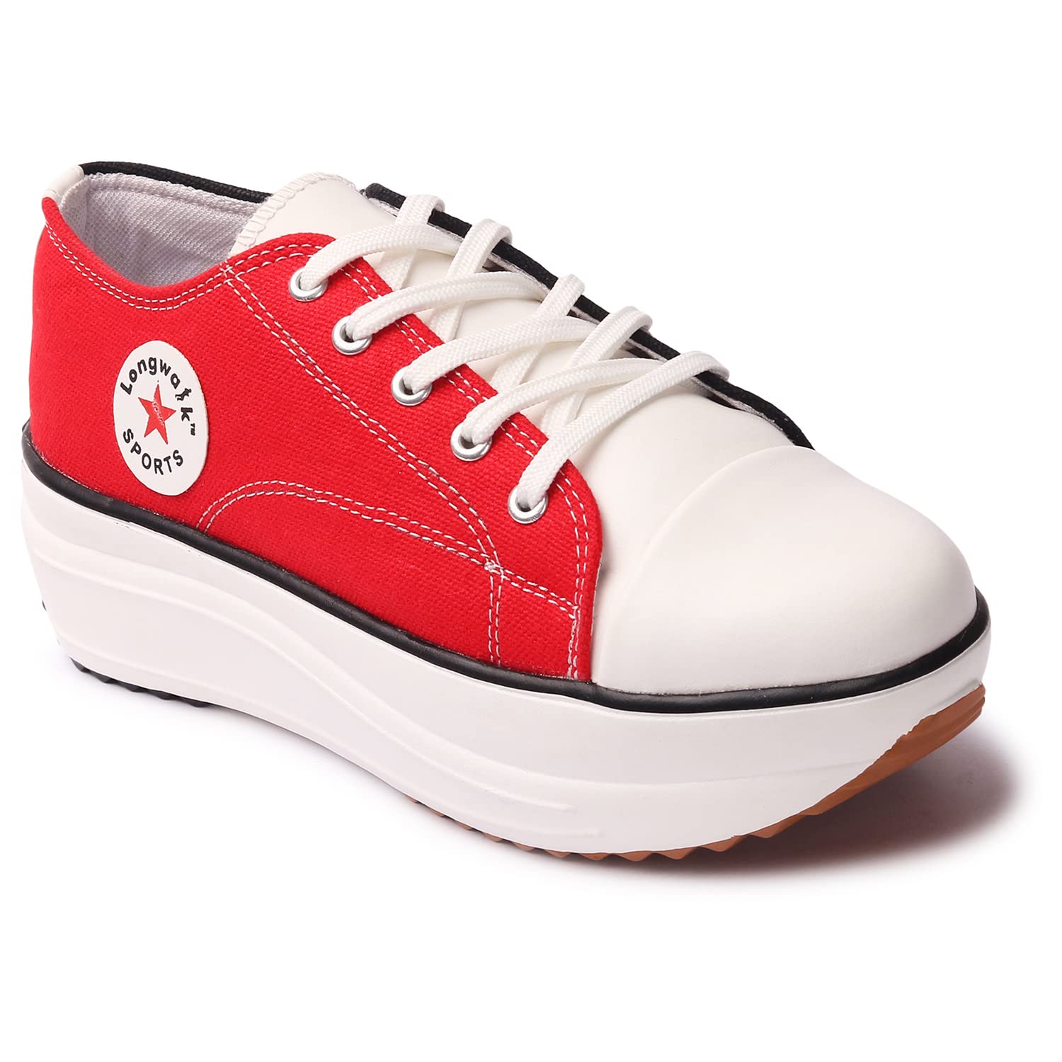See full amazon price history chart for Longwalk Women Canvas Sneaker High Sole Multi Color Shoes for Girls Longwalk Women Canvas Sneaker High Sole Multi Color Shoes for Girls (B0BRST8VMQ) Amazon Price History, Amazon Price Tracker