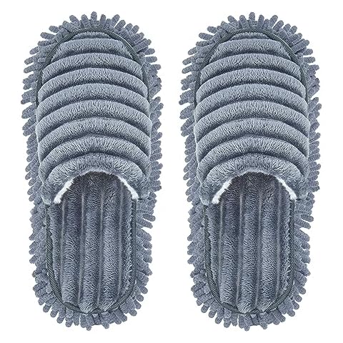 Unisex Microfiber Slippers Floor Cleaning Mop Men and Women House Dusting Slippers Floor Dust Dirt Cleaning Slipper Cover