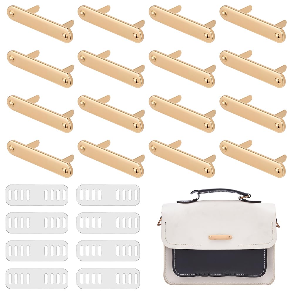 PH PandaHall Étiquettes Métalliques Rectangulaires Vierges Plaques