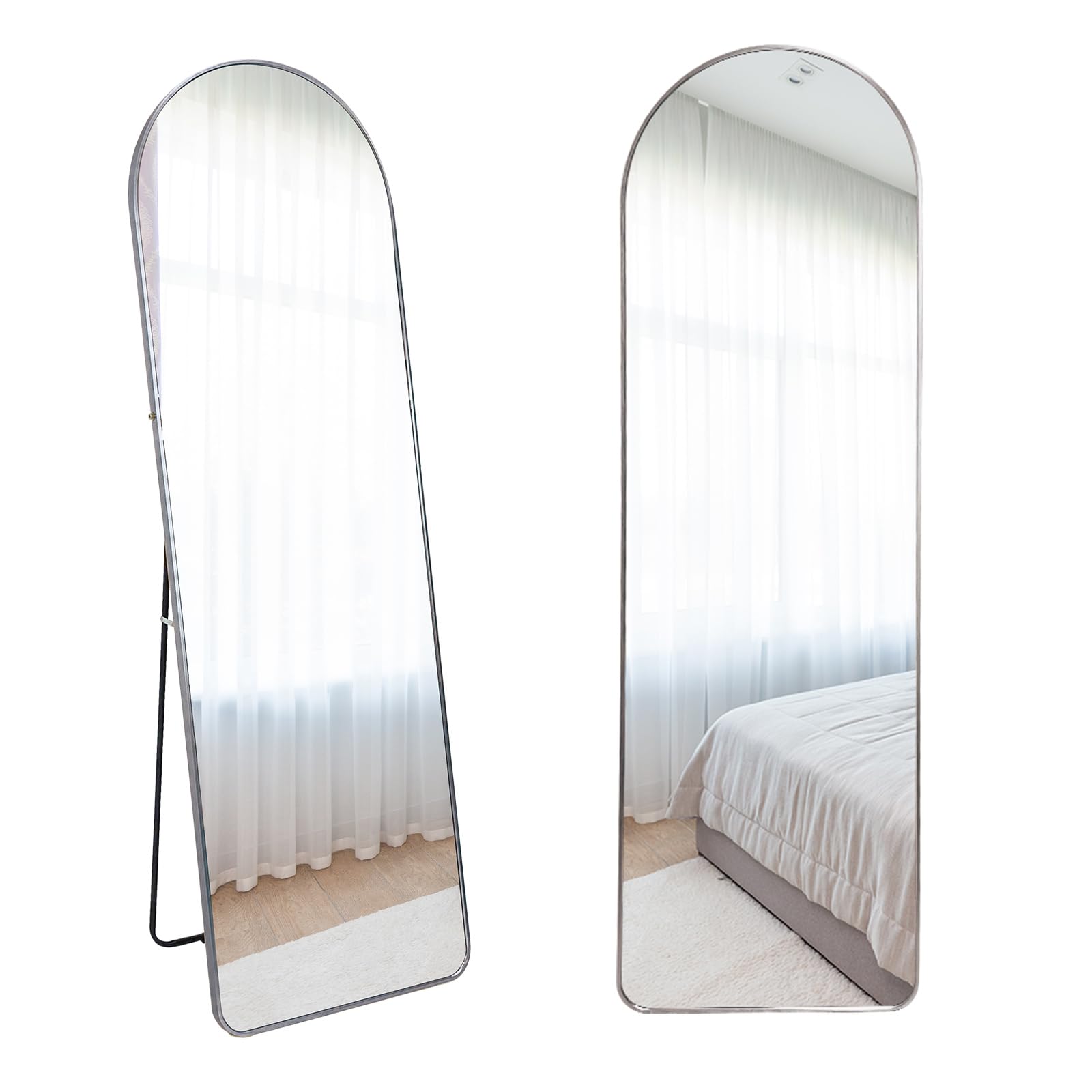 Amazon.co.jp: 姿見 鏡 全身 アーチ形 スタンドミラー 玄関 壁掛け 鏡