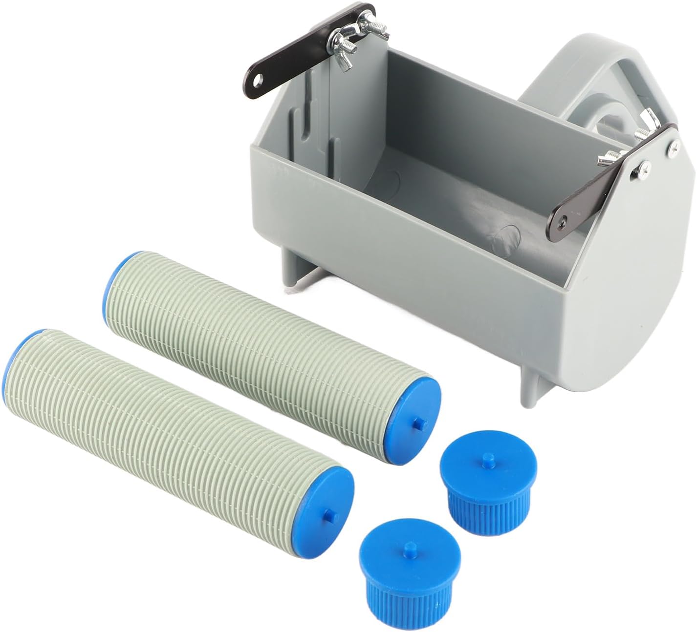 Single Color DIY Wall Painting Machine with 5 Inch Roller Brush, Wallpaper Pattern Printing Tool for Home Decoration, Sturdy Plastic Handle for Easy Grip and Reusable Use