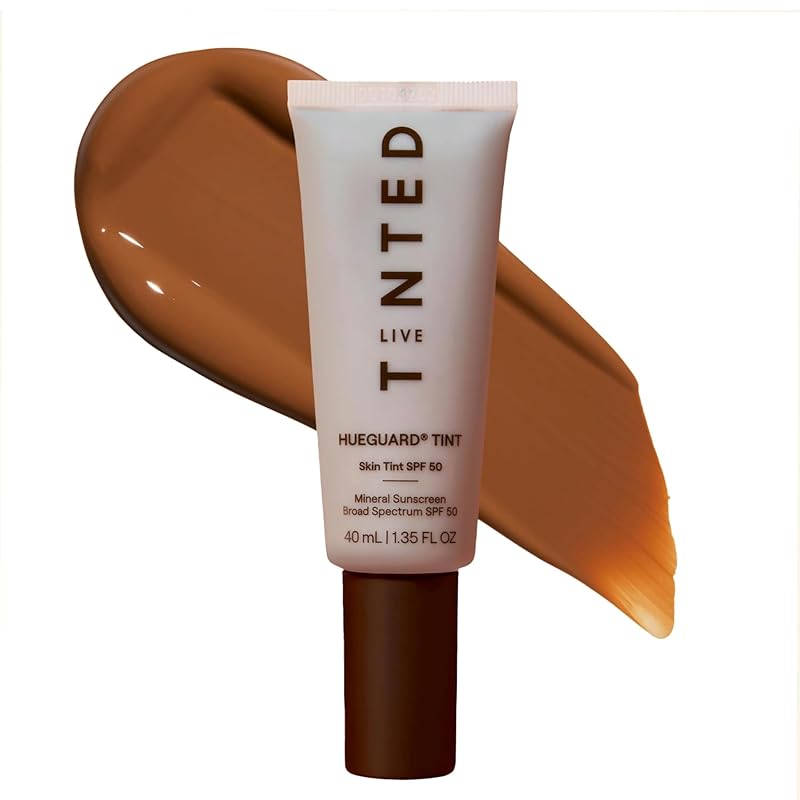 Live Tinted Hueguard Protetor Solar Facial com Cor SPF 50, Acabamento Luminoso, Tom 04