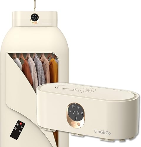 Secadora de ropa portátil, secadora de ropa para 9-12 artículos, con ajuste de tiempo, control remoto, secadores portátiles para lavandería,
