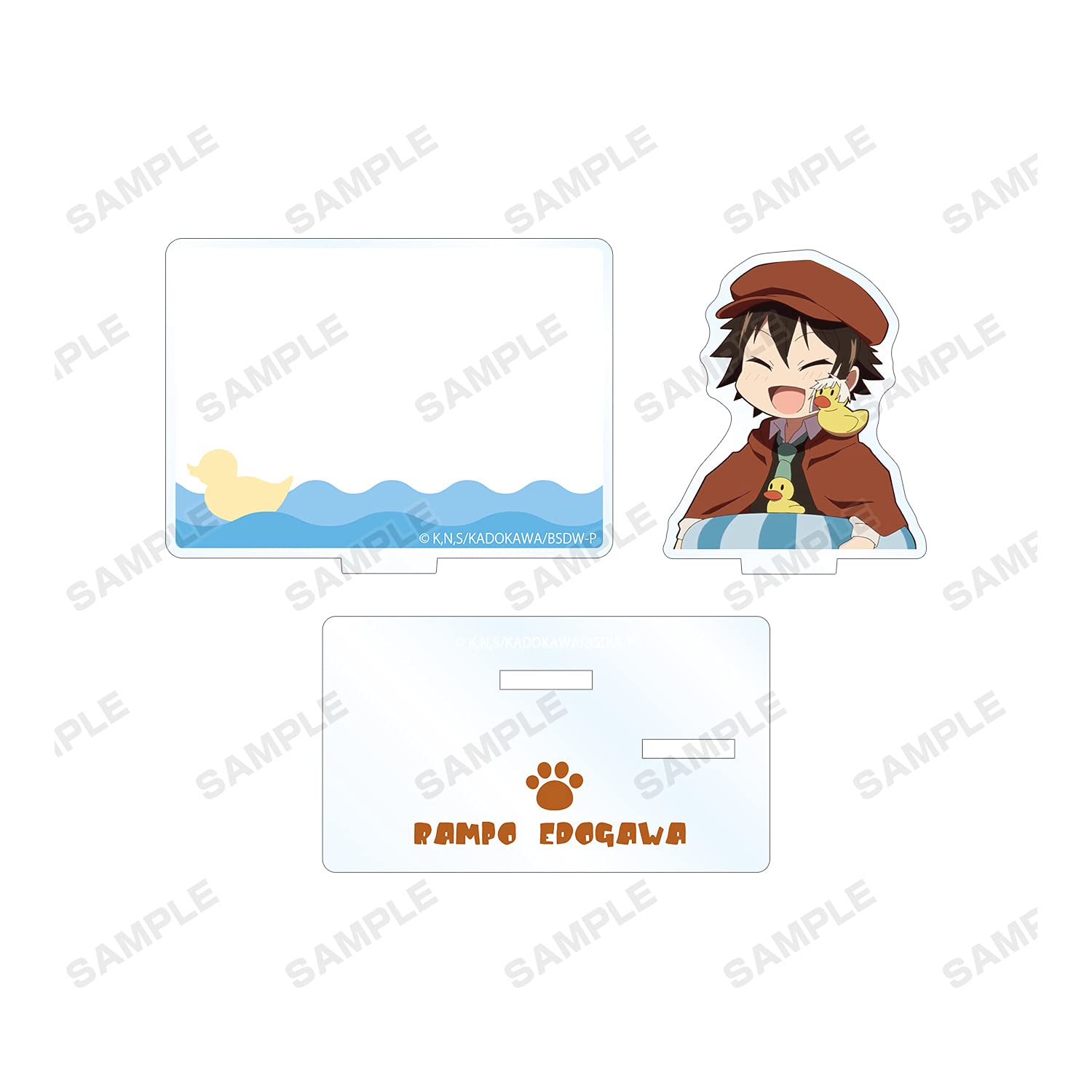 Amazon.co.jp: 文豪ストレイドッグス わん! 江戸川乱歩 アクリルメモ