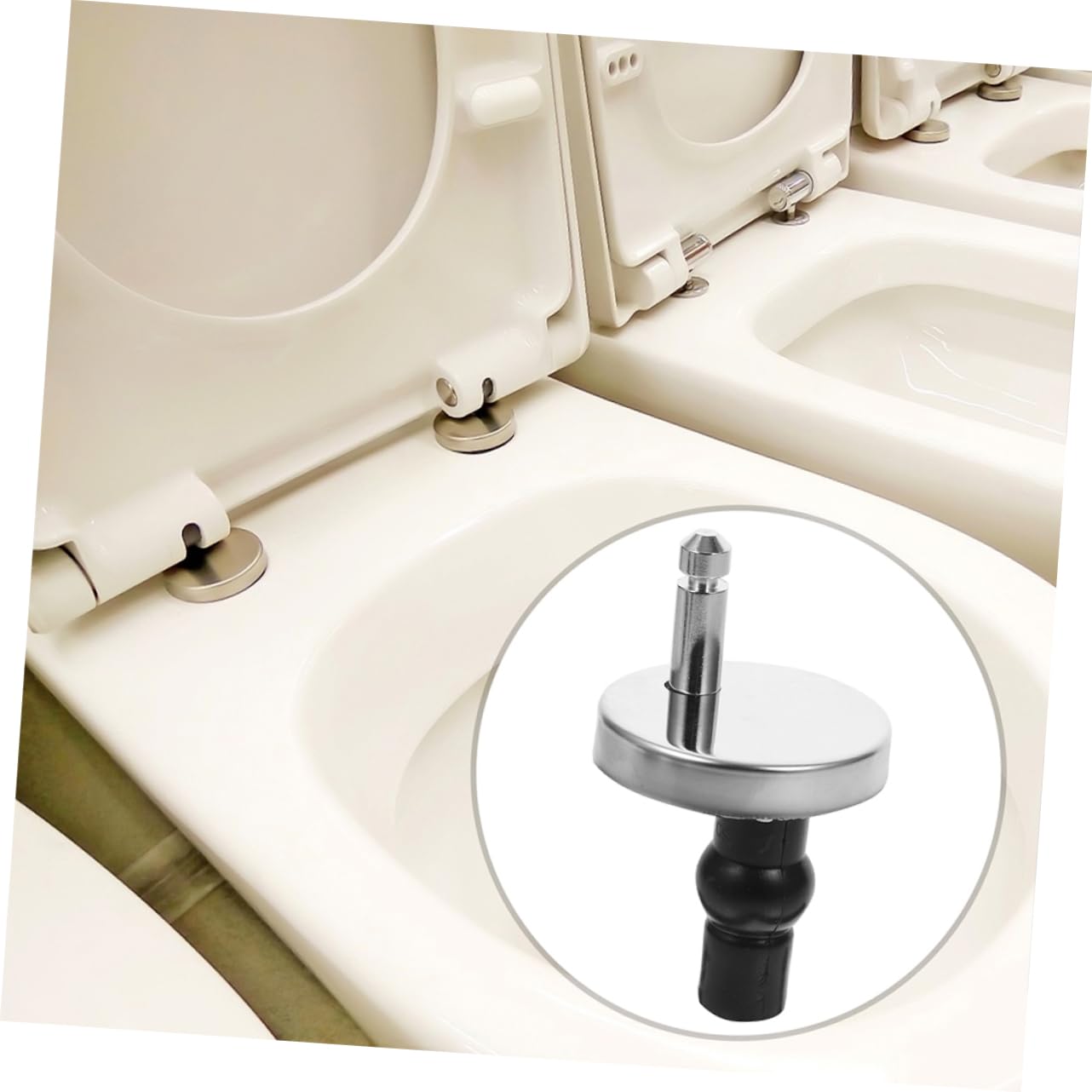Hemobllo 32piezas Tornillos De Acero Inoxidable para Asiento De Inodoro De Fijaciones Accesorios De Reemplazo para Tapa De Inodoro Instalación Fácil y Duradera
