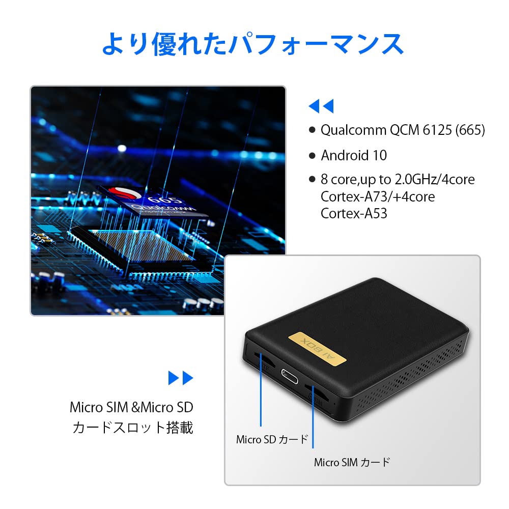 Amazon.co.jp: 【公式】Ottocast オットキャスト U2-GT Android 10.0